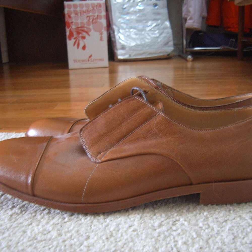 New without Box Maison Martin Margiela Men Oxford Brown Shoes sz EU 44 US 11